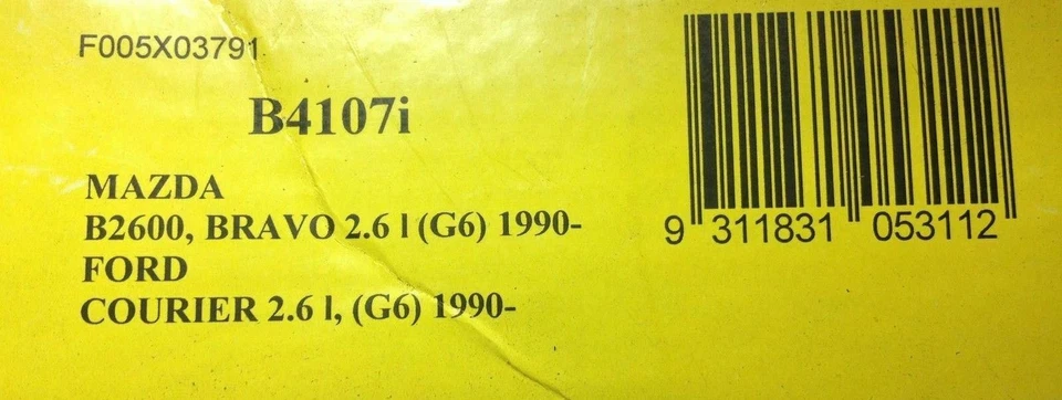 FORD COURIER MAZDA B2600 G6 2.6 Litre 1990-06 SPARK PLUGS & LEADS - Image 2 of 4