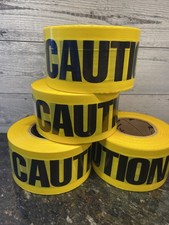 Premium Yellow Caution Tape I 3 inch x 1000 feet I Harzard Tape or Decor