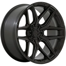 Fuel D854 Flux 18x9 6x5.5" +1mm Blackout Wheel Rim 18" Inch