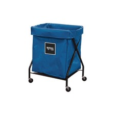 ROYAL BASKET TRUCKS G08-BBX-XFA-3ONN Hamper,35 1/2 in H,Blue 2HEJ4