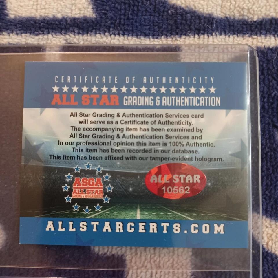 Emmitt Smith 2016 Donruss  All Time Gridiron Kings Hand Signed Dallas Cowboys - Image 3 of 4