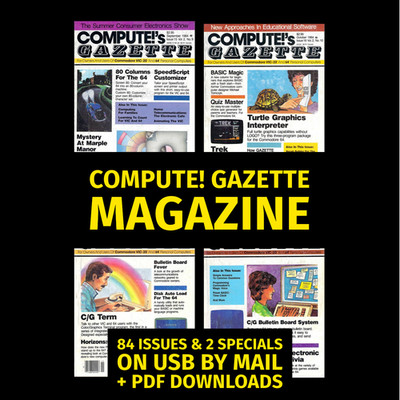 Compute Gazette Magazine 88 Issues and Specials on USB + Immediate Bonus