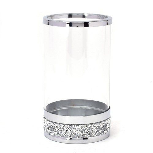 Bougie chauffe-plat en verre transparent support pilier base diamant décoration maison table de mariage - Photo 4/16