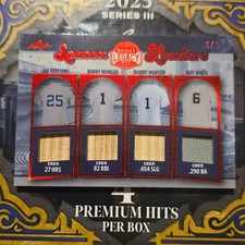 2025 Leaf Bronx Legacy SL-14 Pepitone Murcer White Memorabilia 6/6