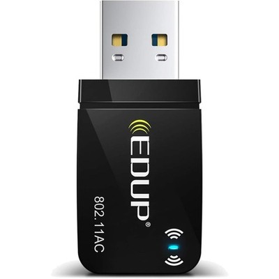AC 1300Mbit/s WLAN Adapter Dual Band USB Stick 2.4G 5GHz WiFi Dongle für PC L...