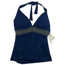 Bleu Rod Beattie Women's Size 10 Tankini Halter Swim Top NWT MSRP 91