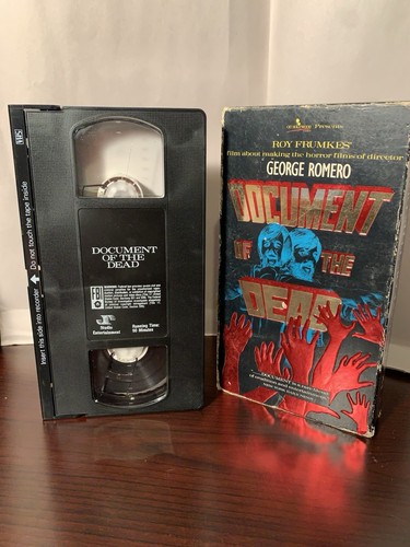 Document Of The Dead VHS Clamshell George Romero Zombie Horror - Picture 7 of 7