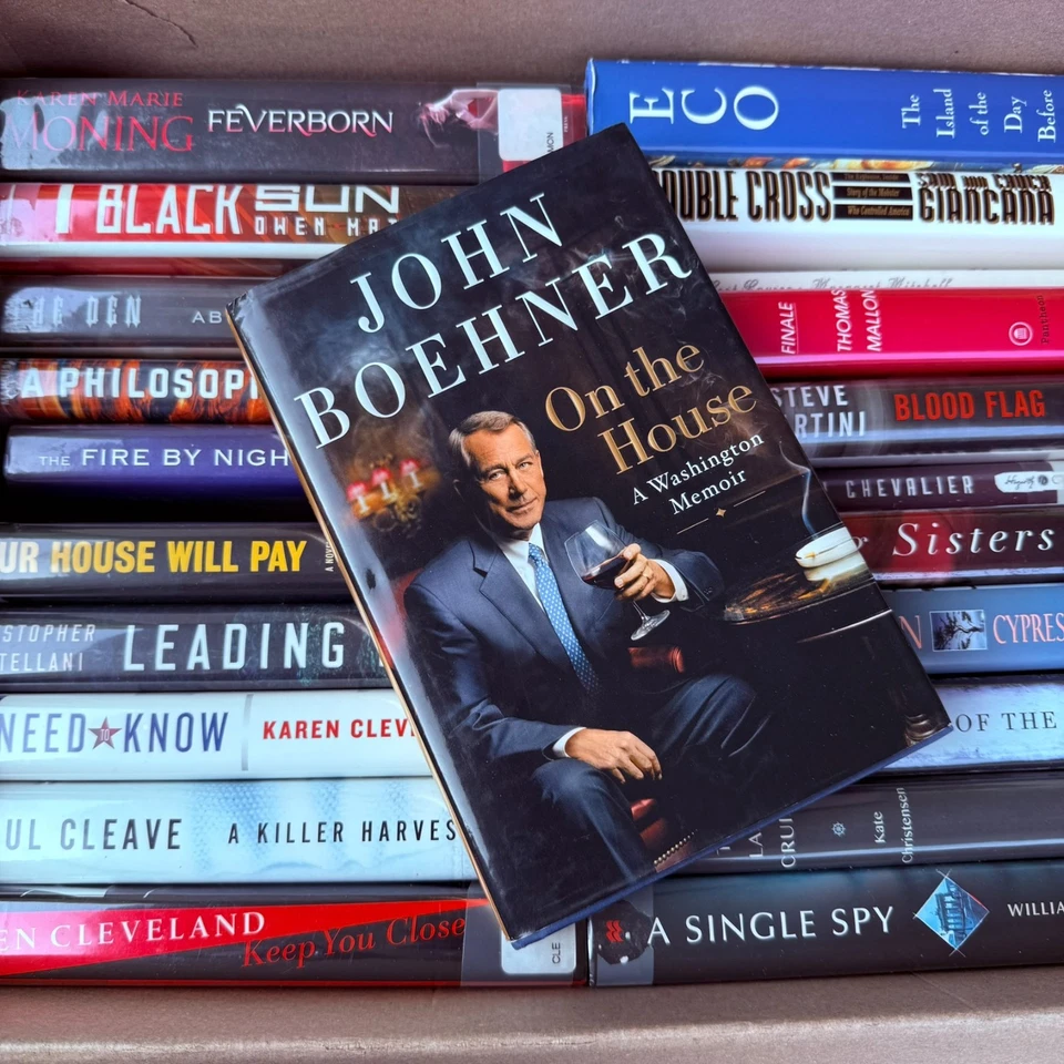 Lot of 22 Large Hardcover Fiction Mix Thriller Crime Mystery LFL Books L131 - Imagem 4 de 4