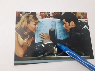 OLIVIA NEWTON JOHN & JOHN TRAVOLTA IN GREASE FILM, GLOSSY COLOR 4X6 PHOTO