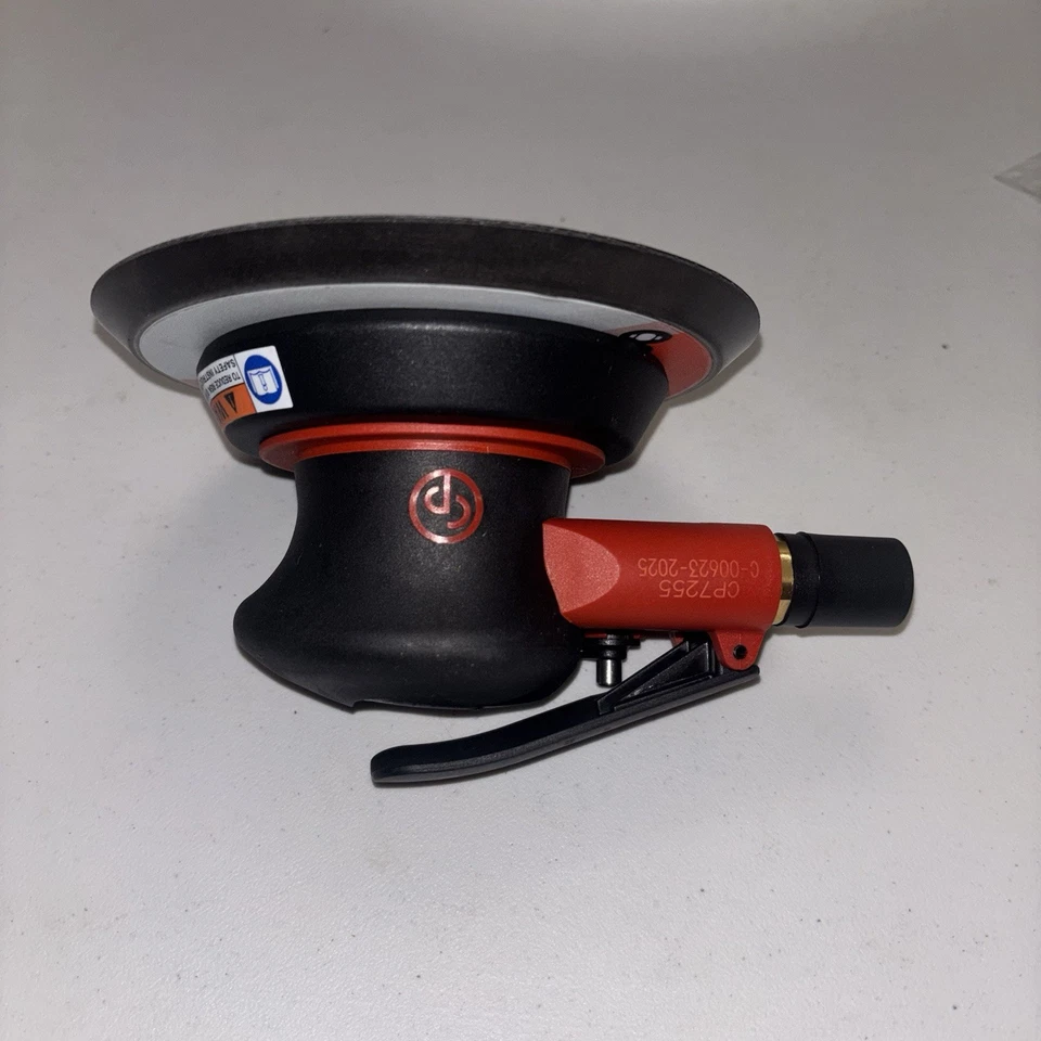 Lixadeira orbital aleatória Chicago Pneumatic CP7255, diâmetro 3/16", almofada de 6" (caixa aberta) - Imagem 3 de 4
