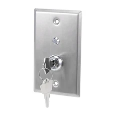 Key Switch Door Switches Release SPST for Access Control DC 12V Red Green LED