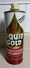 Vintage Scott’s Liquid Gold 27 Oz Wood Cleaner Tv Film Movie Prop Display Used