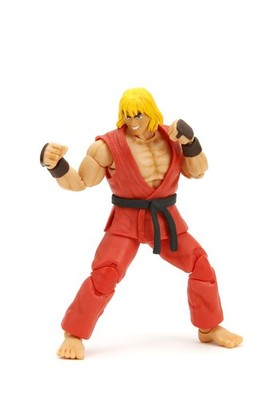 Jada Street Fighter II 6'' Ken Figure Action Figure, Toys for One Size, Red 