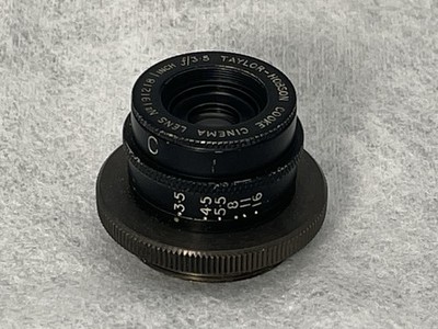 Taylor-Hobson Cooke Cinema 1'' f/3.5 Cine Lens C-Mount 16mm Movie - Fixed Focus