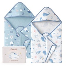Hooded Baby Towels for Newborn,100 Cotton Baby Bath Towels with Hood for Inf...