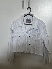 Primark White Denim Jacket UK size 4