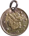 1867 California Fractional Gold — photo from another recent sale
