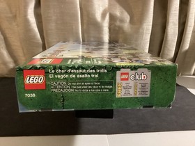 Lego Castle Troll Assault Wagon 7038 Blue Crown Knights cart siege 2008