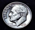 1949-D 10C Roosevelt Dime - Better Date AU+