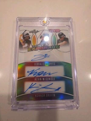 Konnor Griffin  Mcgonigle  De Vries  2025 Leaf Vivid Triple Exposure Auto  2/5
