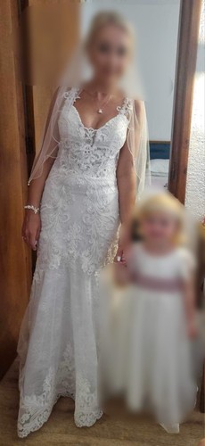 Lore Ivory Brautkleid Gr. 6/8 - Bild 7 von 12