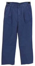 60 NWT Polo Ralph Lauren Boys Navy Blue Pleated Chino Pants Elastic Waist X 8