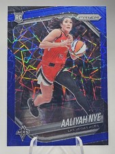 2025 Panini Prizm WNBA Aaliyah Nye (RC) #15 Blue Velocity Prizm Las Vegas Aces
