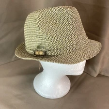 Sun N' Sand Fedora Natural Fiber Sun Hat UPF 50+ Protection 