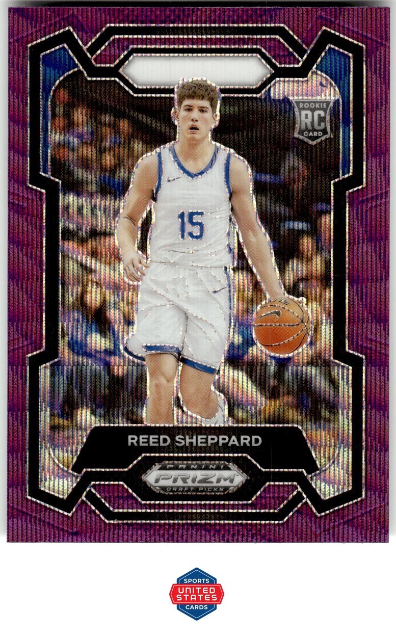 2024 Panini Prizm Draft Picks #21 Reed Sheppard Prizms Purple Wave