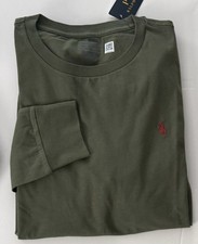 NWT, Boys POLO RALPH LAUREN Green Long Sleeved T-Shirt. Size XL 18-20 . Eu 170