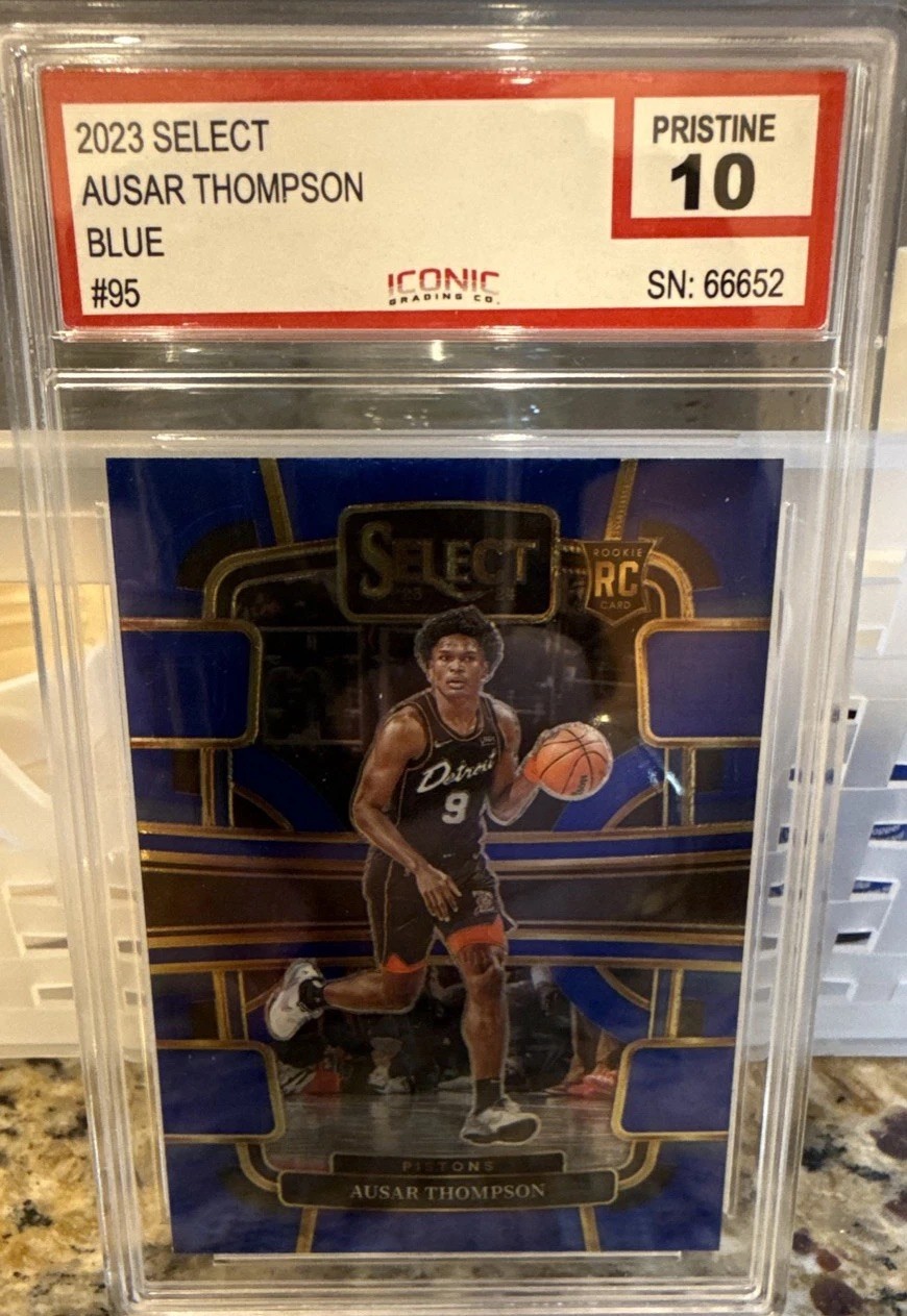 Ausar Thompson 2023-24 Panini Select Concourse #95 Blue (RC) Pristine 10!!