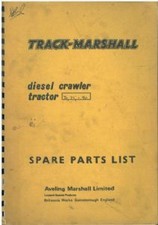 Track Marshall TM75 & TM90 Crawler Tractor Parts Manual - TM 75 90