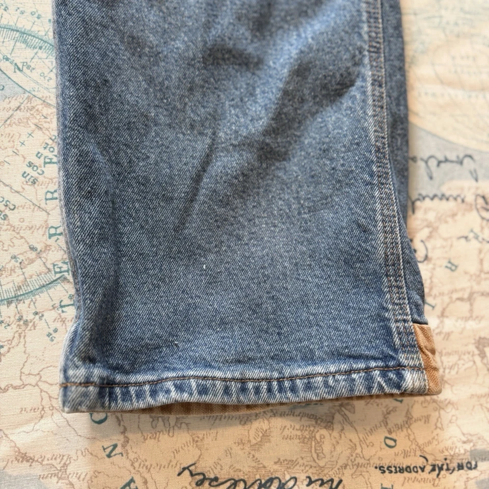 ¡De colección! Pantalones de mezclilla de carpintero para hombre REDKAP 90s Y2K RD60MW azul calce relajado 36x32 Foto 3 de 4