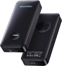 2-in-1 CarPlay Android Auto Wireless Adapter 5.8 GHz Wireless