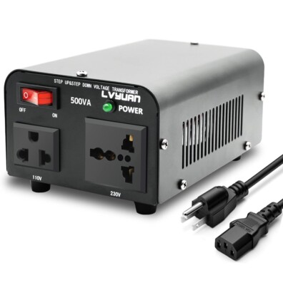 LVYUAN Voltage Transformer Converter 500 Watt Step Up/Down Convert 