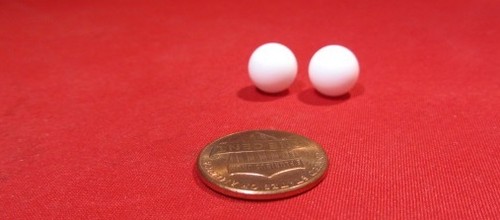 Palline in teflon PTFE - Sfera bianca (.375") 3/8" diametro, 40 pezzi - Foto 3 di 11