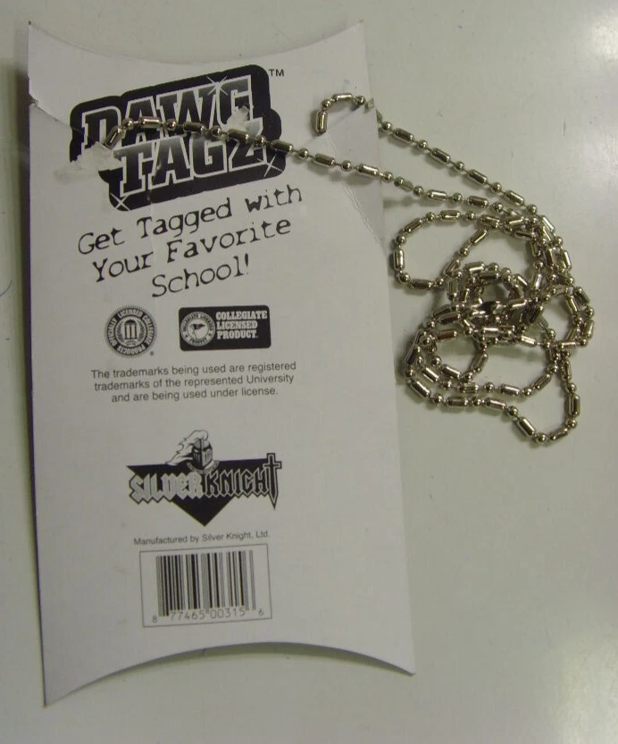 Duke Blue Devils sports dawg tagz necklace key chain set collegiate ncaa 49425 - Image 3 of 4