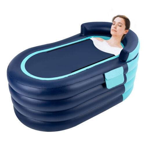 Inflatable Bathtub Hot Water Bath Spa Adult Bath Tub+ Wireless Electric Air Pump - Picture 17 of 18
