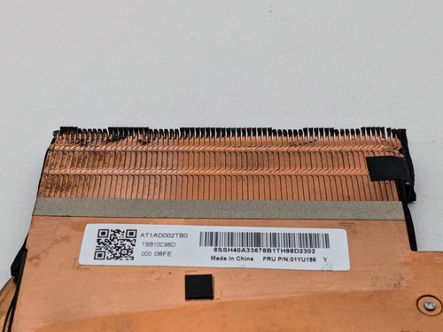 Carte mère Lenovo 01YT398 dissipateur thermique et ventilateur - Livraison gratuite - Photo 14/14