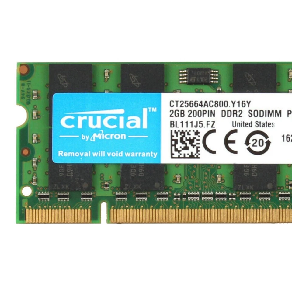 2GB Module HP Compaq Mini-Note 110/110C DDR2 PC2-6400S Netbook RAM SODIMM Memory - Image 4 of 4