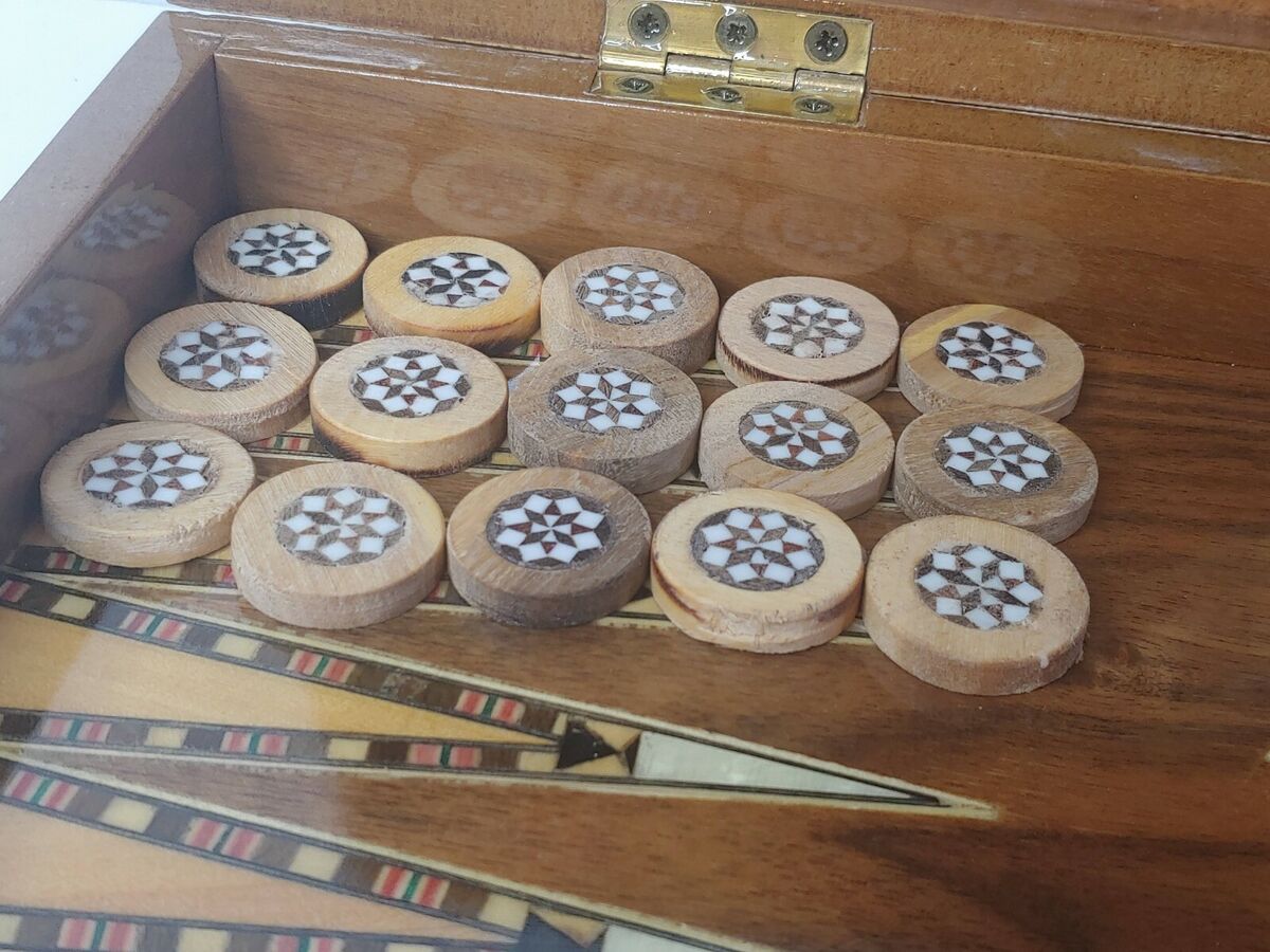 19 Handmade Elegant Backgammon Set Helena Wood Art 