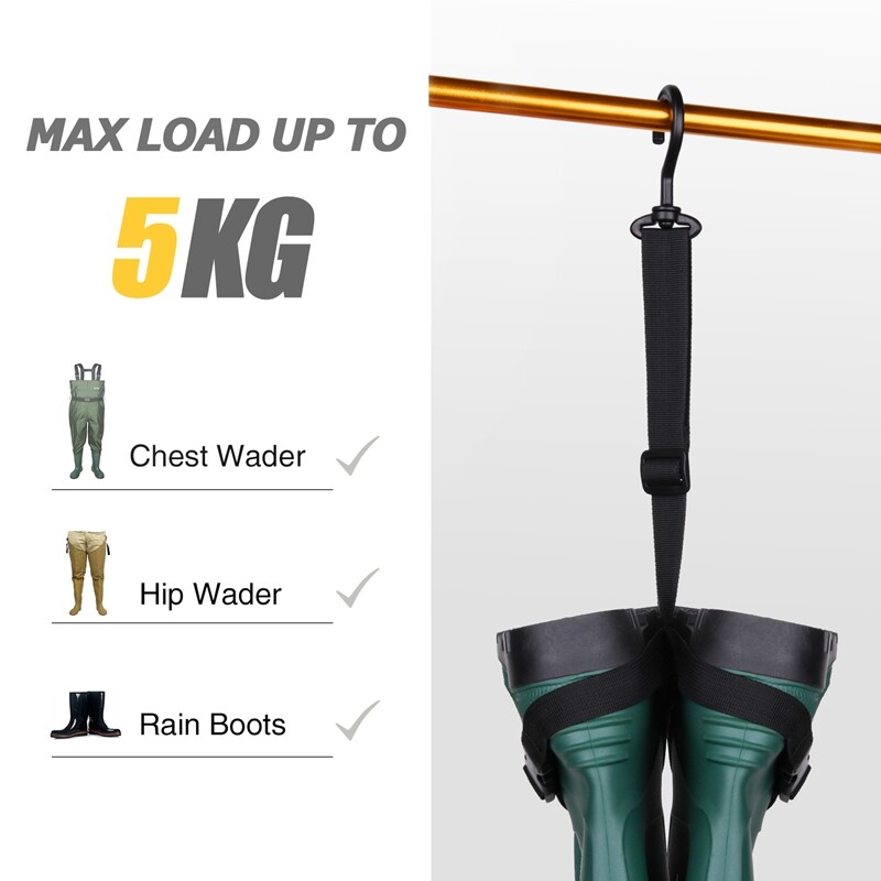 Fishing Wader Boot Hanger Drying Rack Chest Wader Rain Shoes Fishing