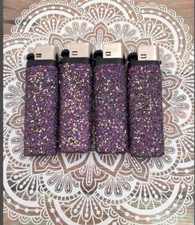 Galaxy Glitter Decorated Disposable Lighter Set of 4