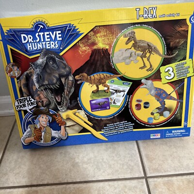 Dr. Steve Hunters T-Rex Multi Activity Kit, New Educational For Age 5+,Dinosuars