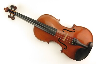 E.R. Schmidt (signiert) Sachsen Stradivari Kopie Violine 4/4. Top aufgebaut.