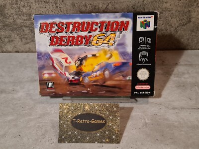 N64 Nintendo 64 Destruction Derby 64 mit OVP und Anleitung EUR