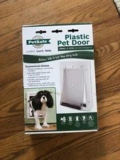 PetSafe Plastic Pet Door White PPA00-10958 Small 1-15 LB - New