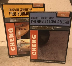 Cheng Concrete Countertop Pro Formula Mix 1 Bag Color And Slurry