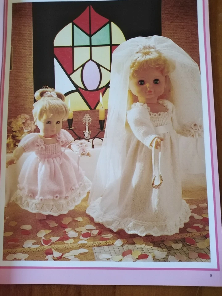 DOLLY DAYDREAM, 20+ designs, fashion doll wardrobe - SIRDAR Knit.Patt.600 - NEW - Image 3 of 4