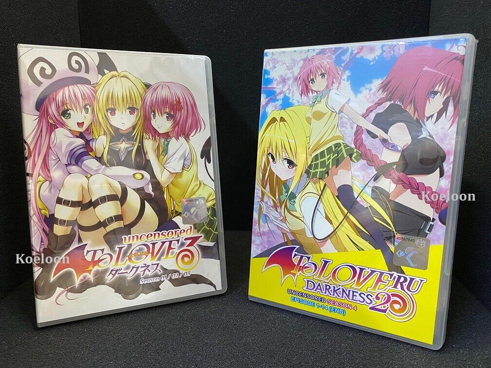 To Love Ru (Uncensored) Complete Season 1-4 Vol.1-64 End Anime DVD [Free  Gift]